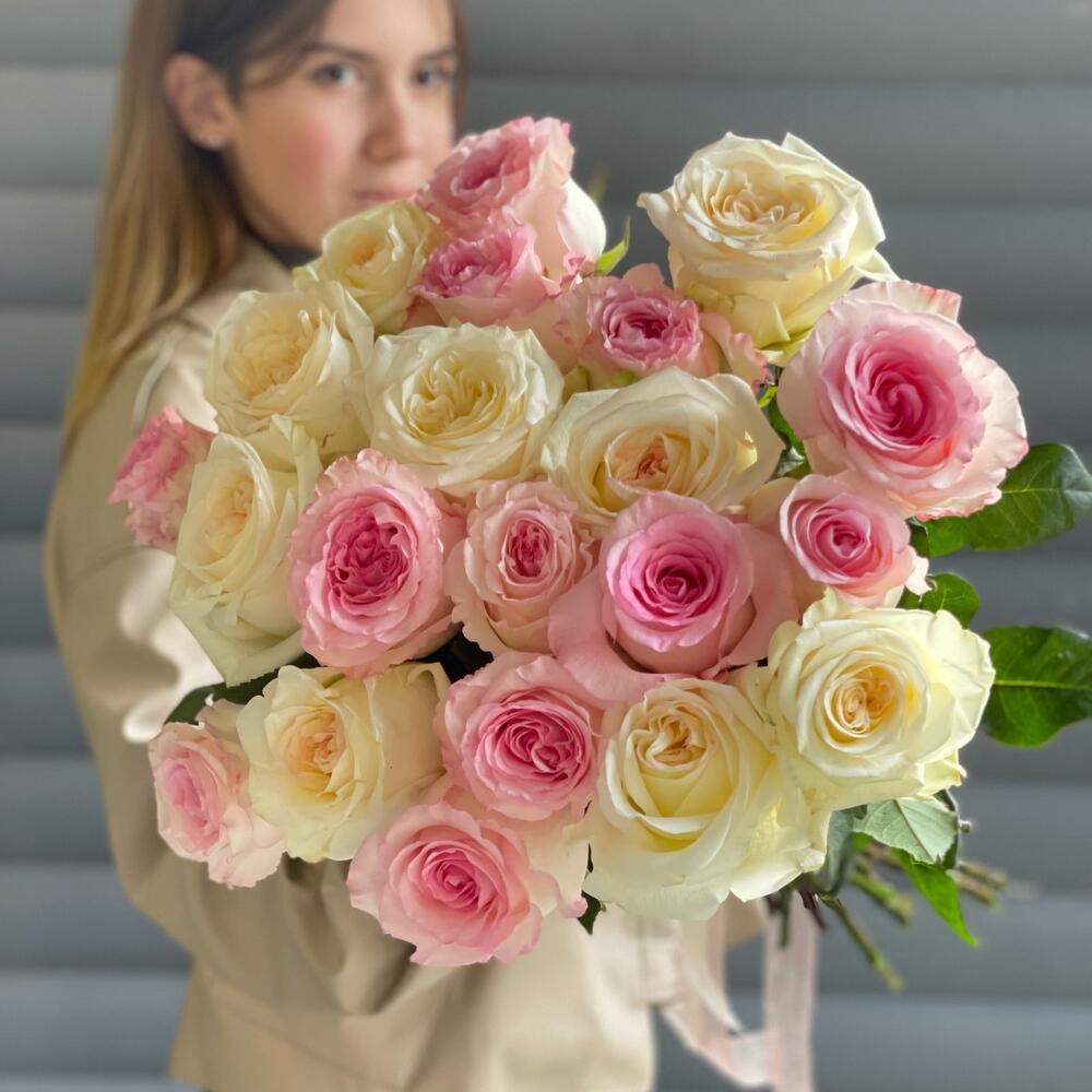 Букет из 21 импортных роз