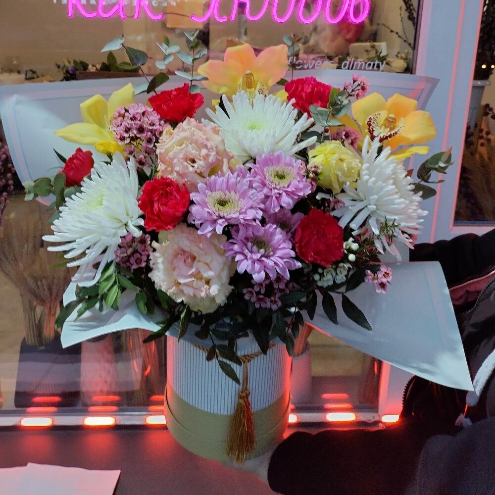 Цветы в коробке