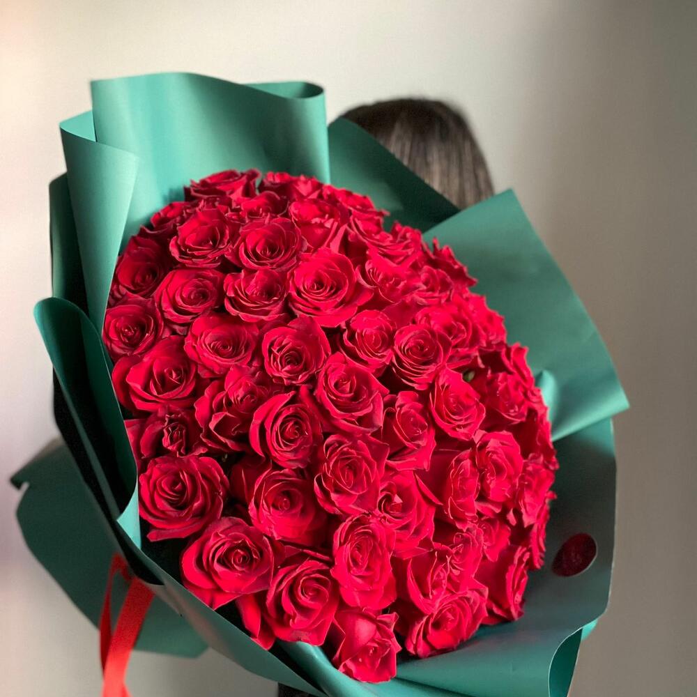 51 красная роза