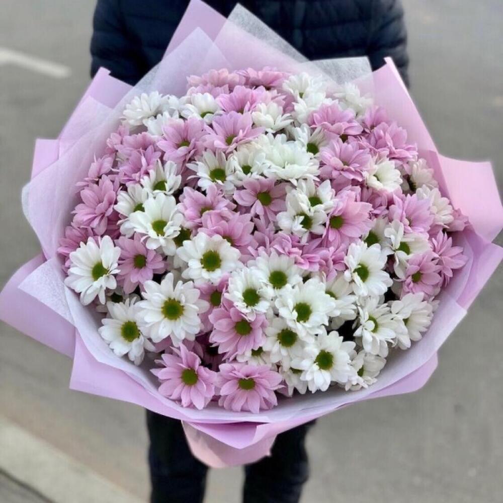 букет из ромашкой